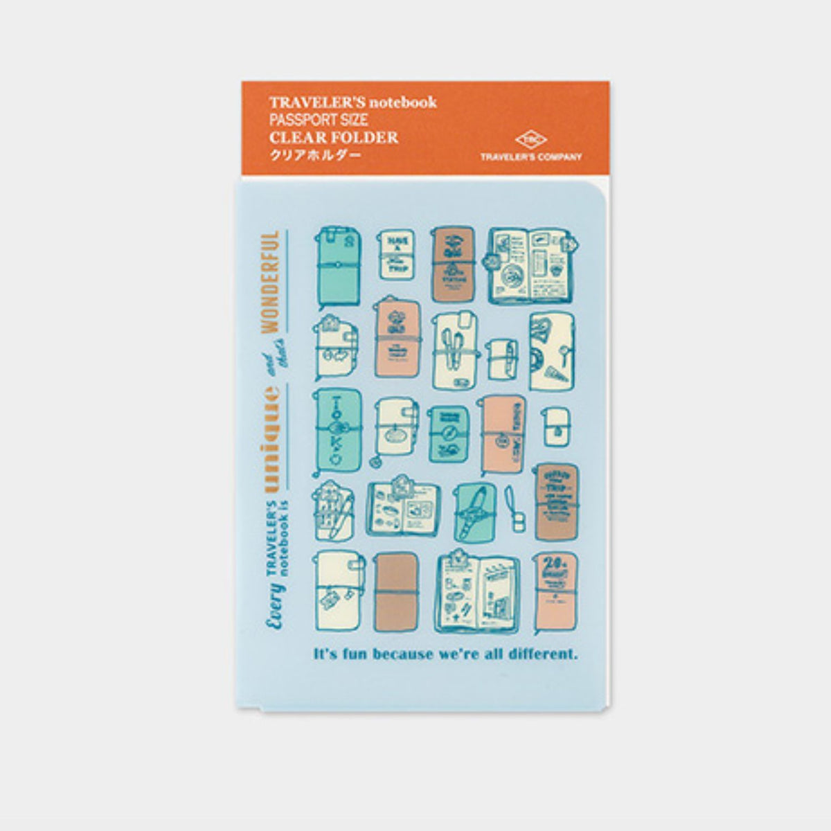 2027 TRAVELER'S DIARY CLEAR FOLDER