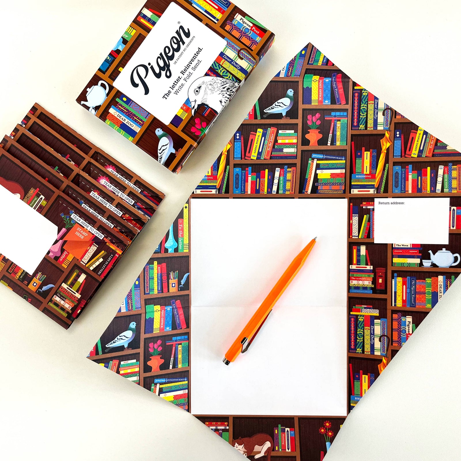 pigeonposted Bookstore Pigeon letter pack