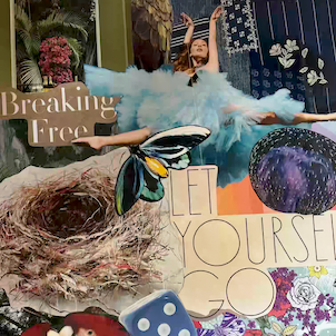 The Paper Seahorse Classes Saturday February 14th 2026 10a - 12p Cats With Scissors: Visualization Boards