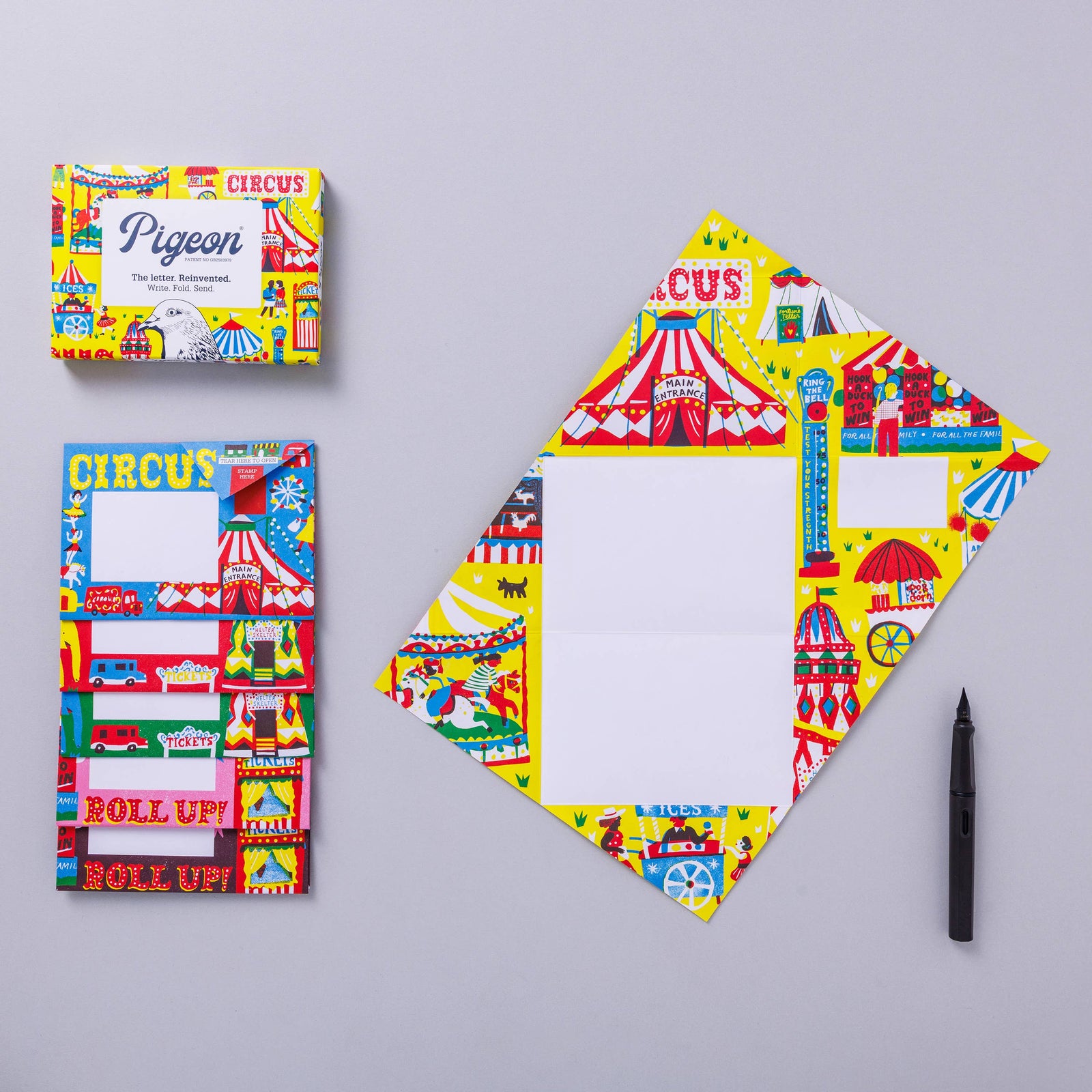 pigeonposted Circus Pigeon letter pack