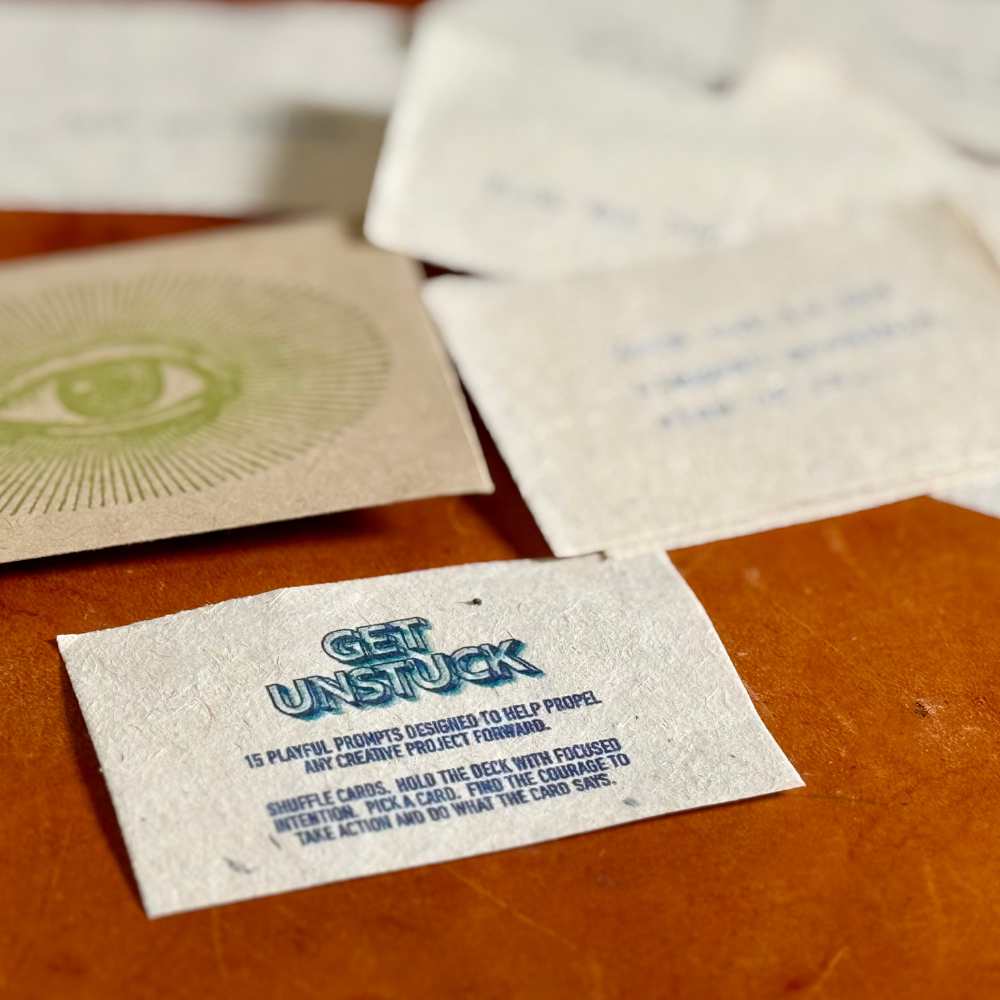 Frivolous Dry Goods Get UnStuck Cards