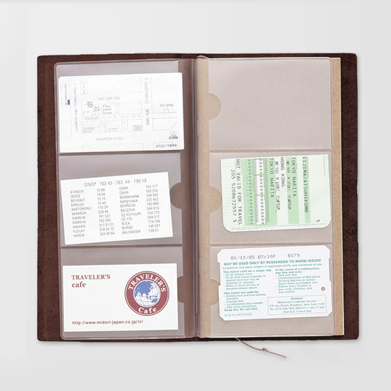 Traveler's Company Japan Midori Traveler's Notebook Refills 007 Traveler's Notebook Regular  - Refill - Card File