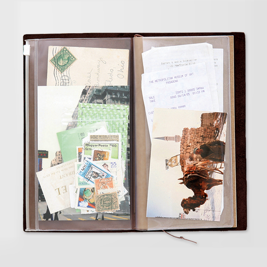 Traveler's Company Japan Midori Traveler's Notebook Refills 008 Traveler's Notebook Regular  - Refill - Zipper Case