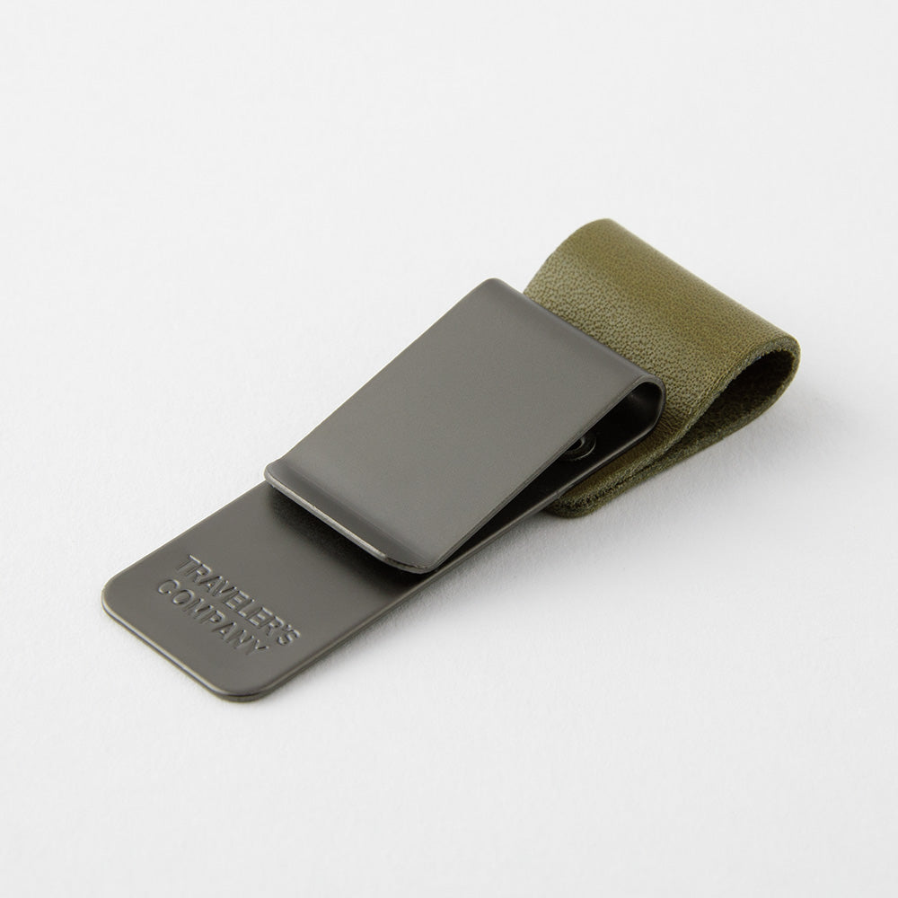 Traveler's Company Japan Writing Accessories Olive 016 TRAVELER'S Notebook - Medium Olive Pen Holder