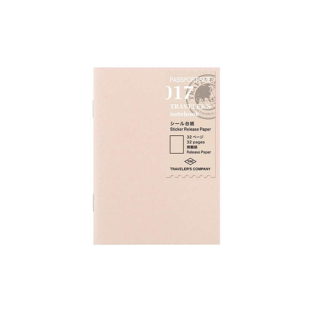 Traveler's Company Japan Traveler's Notebook Refills TRAVELER'S Notebook Refill: Sticker Release Paper