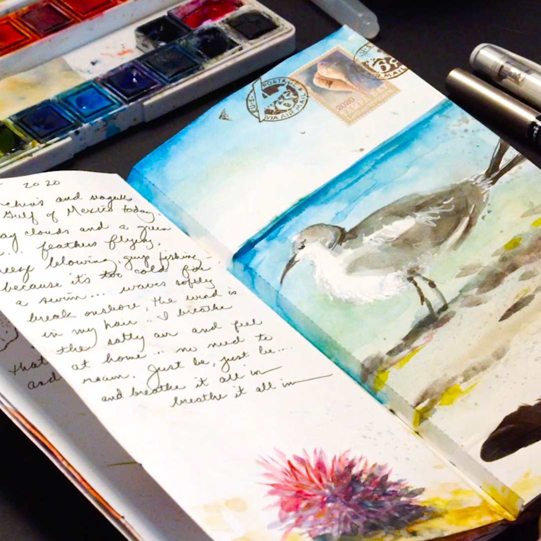 Thinkific Classes Watercolor Journaling 101 - Online Analog Academy Workshop