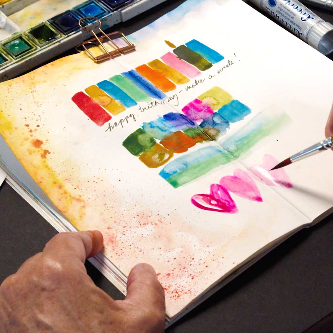 Thinkific Classes Watercolor Journaling 101 - Online Analog Academy Workshop