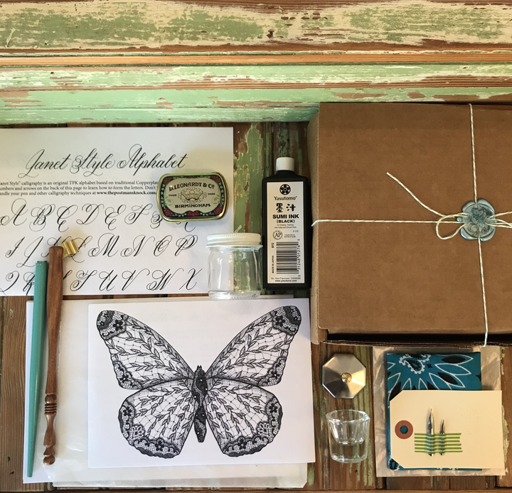Calligraphy Kit Collaboration with The Postmans Knock