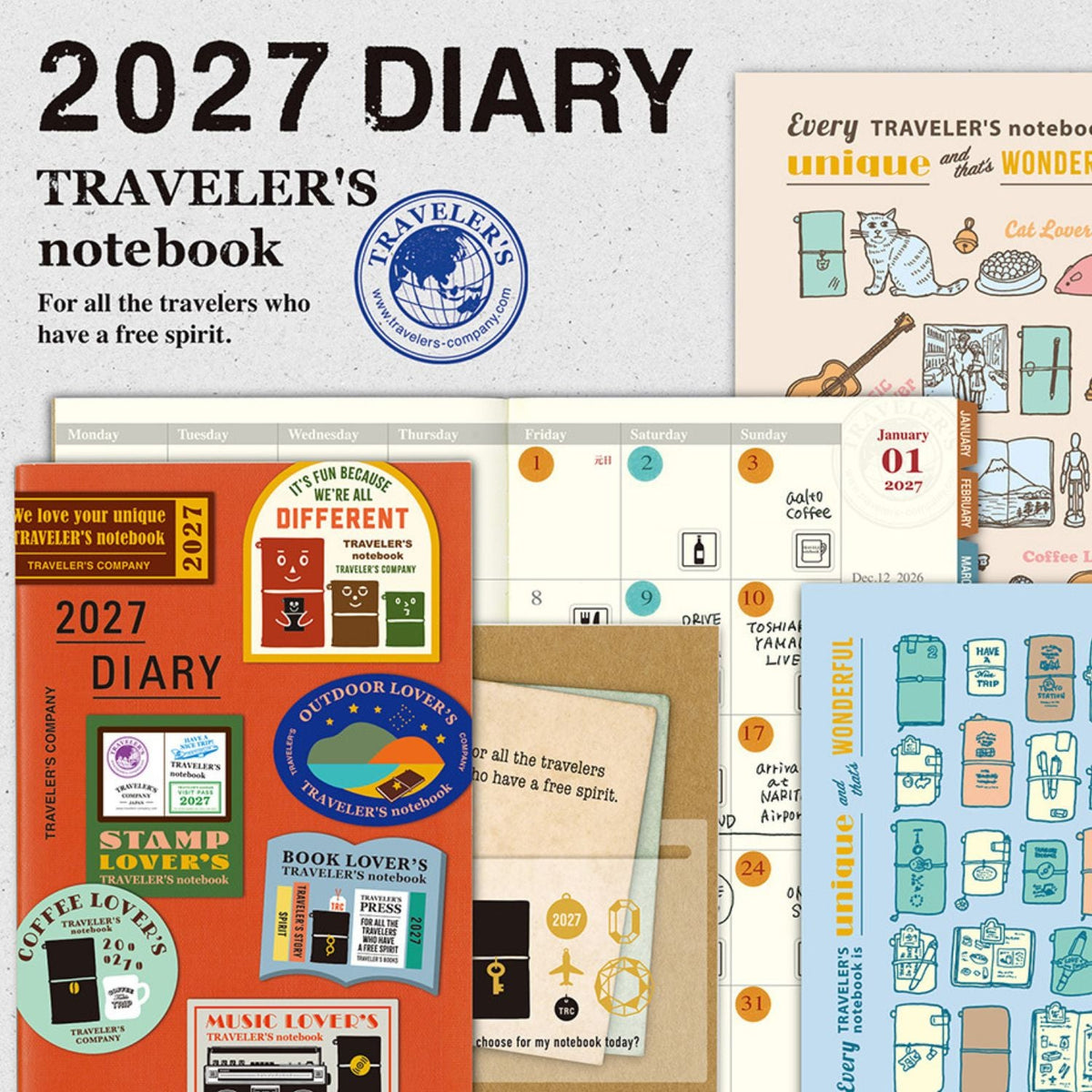 2027 TRAVELER'S DIARY