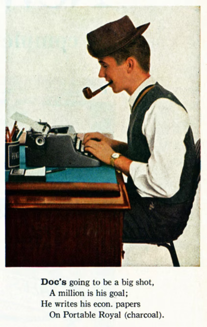 1950s Royal Quiet De Luxe — Rare Glossy Charcoal