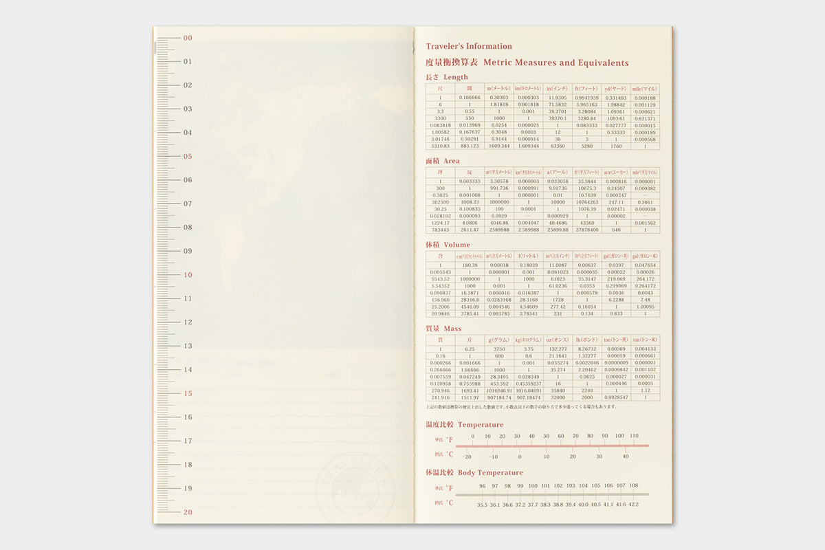 2027 TRAVELER'S DIARY MONTHLY