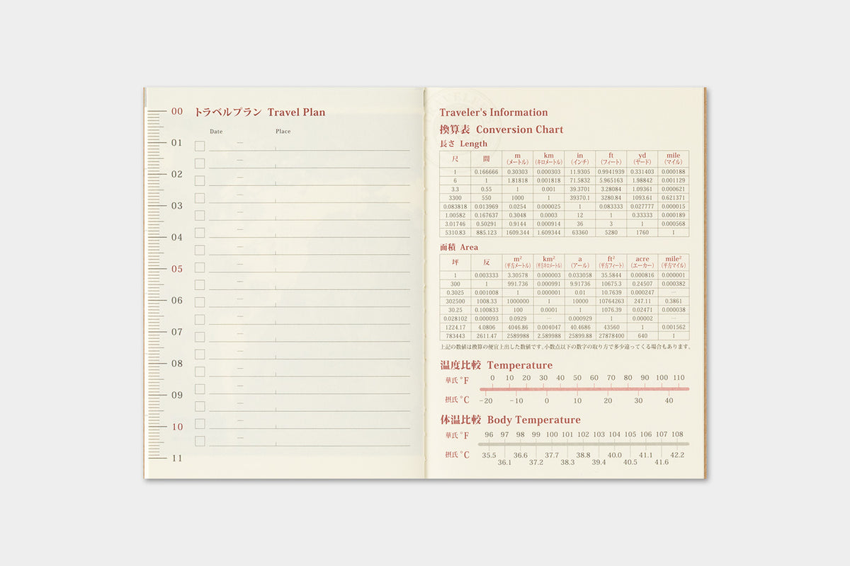 2027 TRAVELER'S DIARY MONTHLY