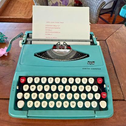 1960s Smith-Corona Cougar in Alpine Blue