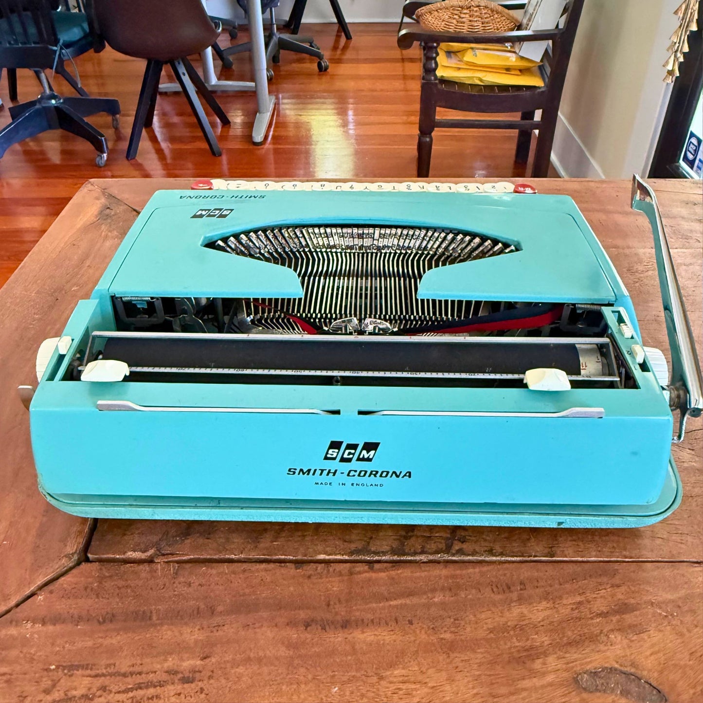 1960s Smith-Corona Cougar in Alpine Blue