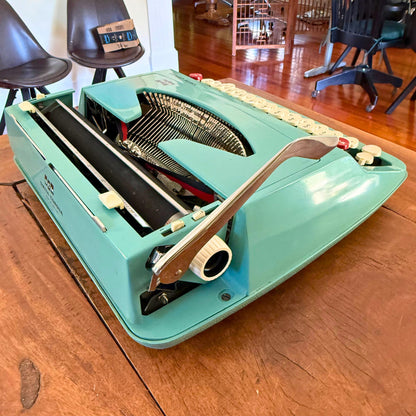 1960s Smith-Corona Cougar in Alpine Blue