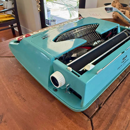 1960s Smith-Corona Cougar in Alpine Blue