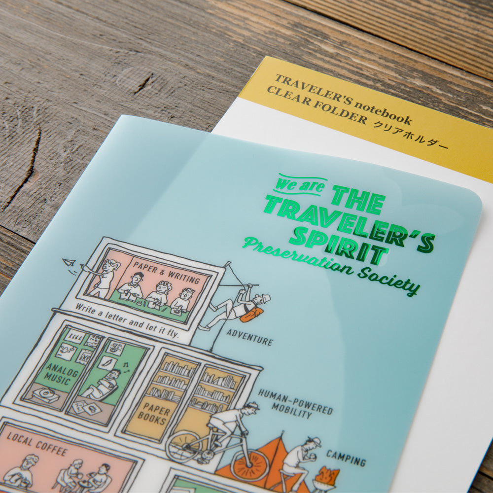 Traveler's Company Japan Midori Traveler's Notebook Refills 2026 TRAVELER'S NOTEBOOK Clear Folder TRAVELER'S COMPANY