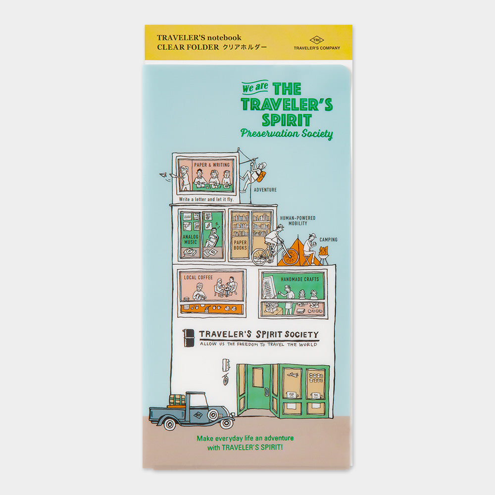 Traveler's Company Japan Midori Traveler's Notebook Refills 2026 TRAVELER'S NOTEBOOK Clear Folder TRAVELER'S COMPANY