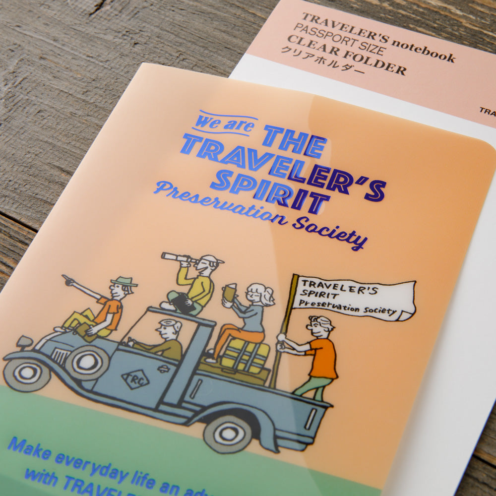 Traveler's Company Japan Midori Traveler's Notebook Refills Passport 2026 TRAVELER'S NOTEBOOK Clear Folder TRAVELER'S COMPANY