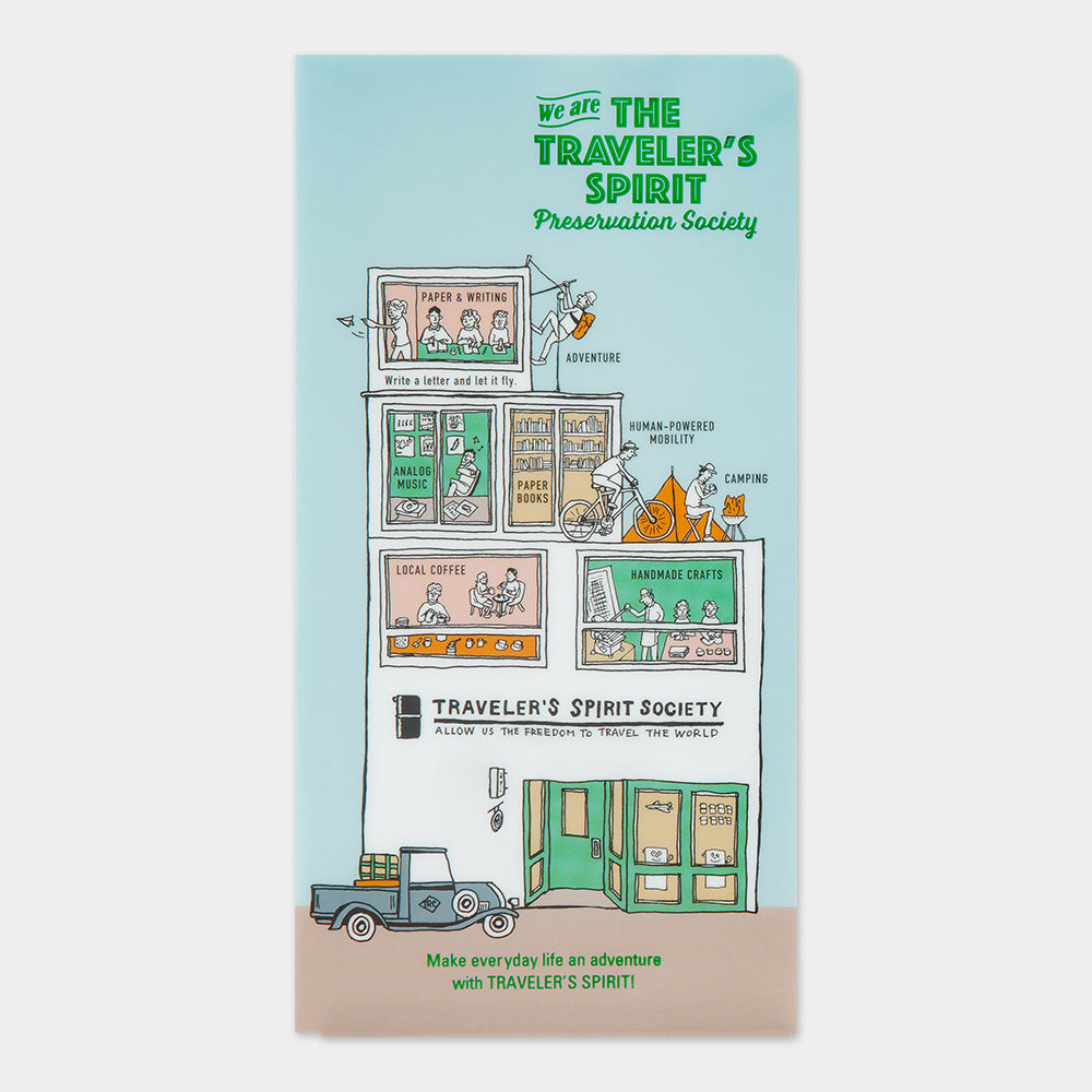 Traveler's Company Japan Midori Traveler's Notebook Refills Regular 2026 TRAVELER'S NOTEBOOK Clear Folder TRAVELER'S COMPANY