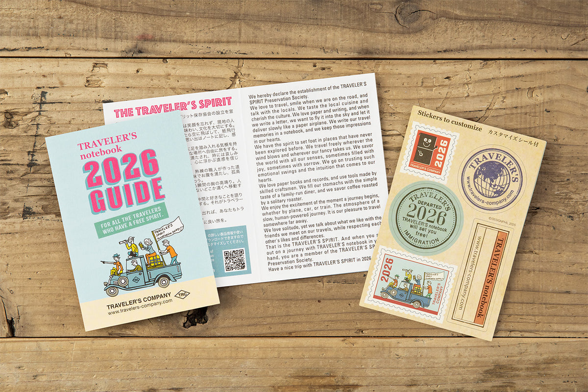 Traveler's Company Japan Midori Traveler's Notebook Refills 2026 TRAVELER'S Notebook Monthly Diary Refill - Passport Size by TRAVELER'S COMPANY