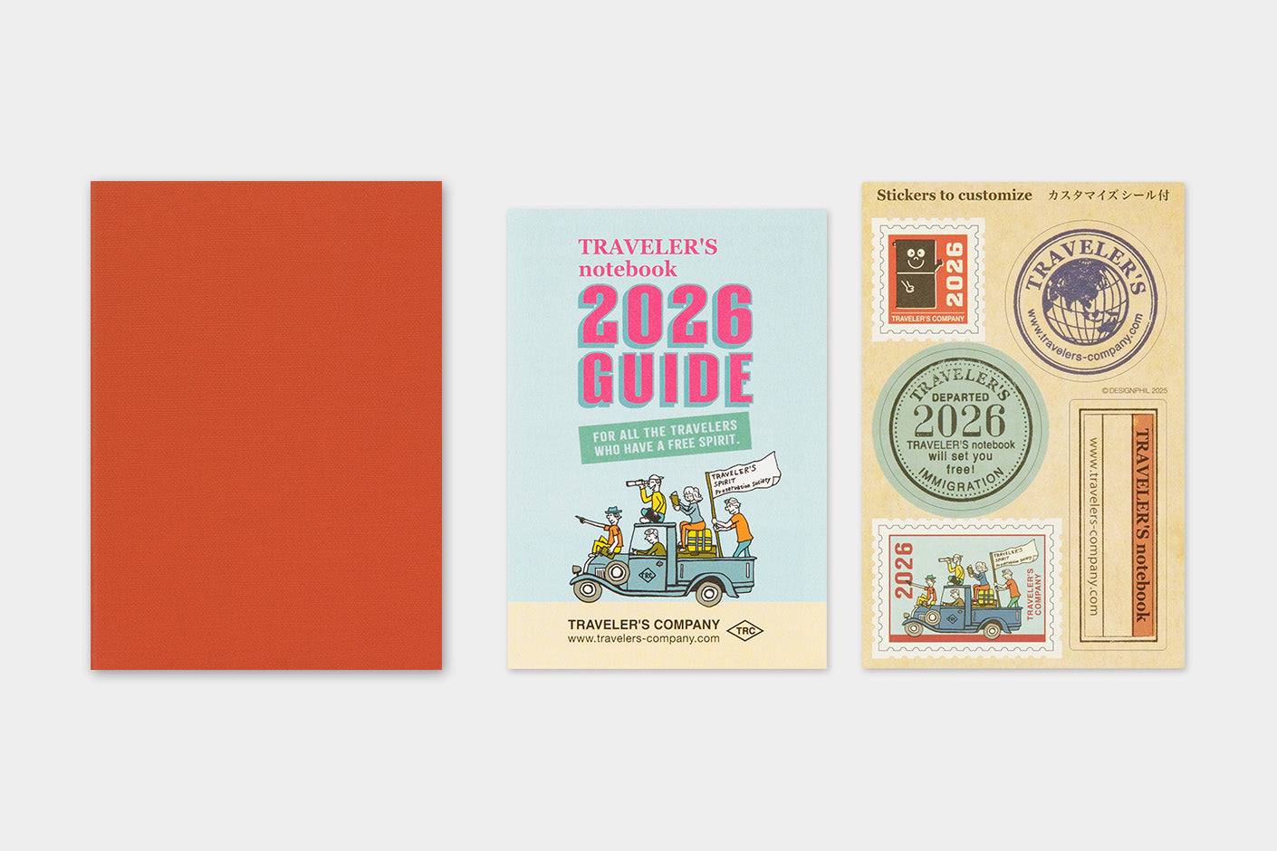 Traveler's Company Japan Midori Traveler's Notebook Refills 2026 TRAVELER'S Notebook Monthly Diary Refill - Passport Size by TRAVELER'S COMPANY