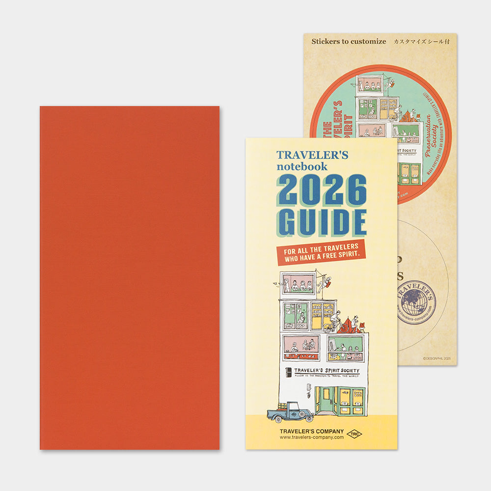 Traveler's Company Japan Midori Traveler's Notebook Refills 2026 TRAVELER'S Notebook Monthly Diary Refill - Regular Size by TRAVELER'S COMPANY