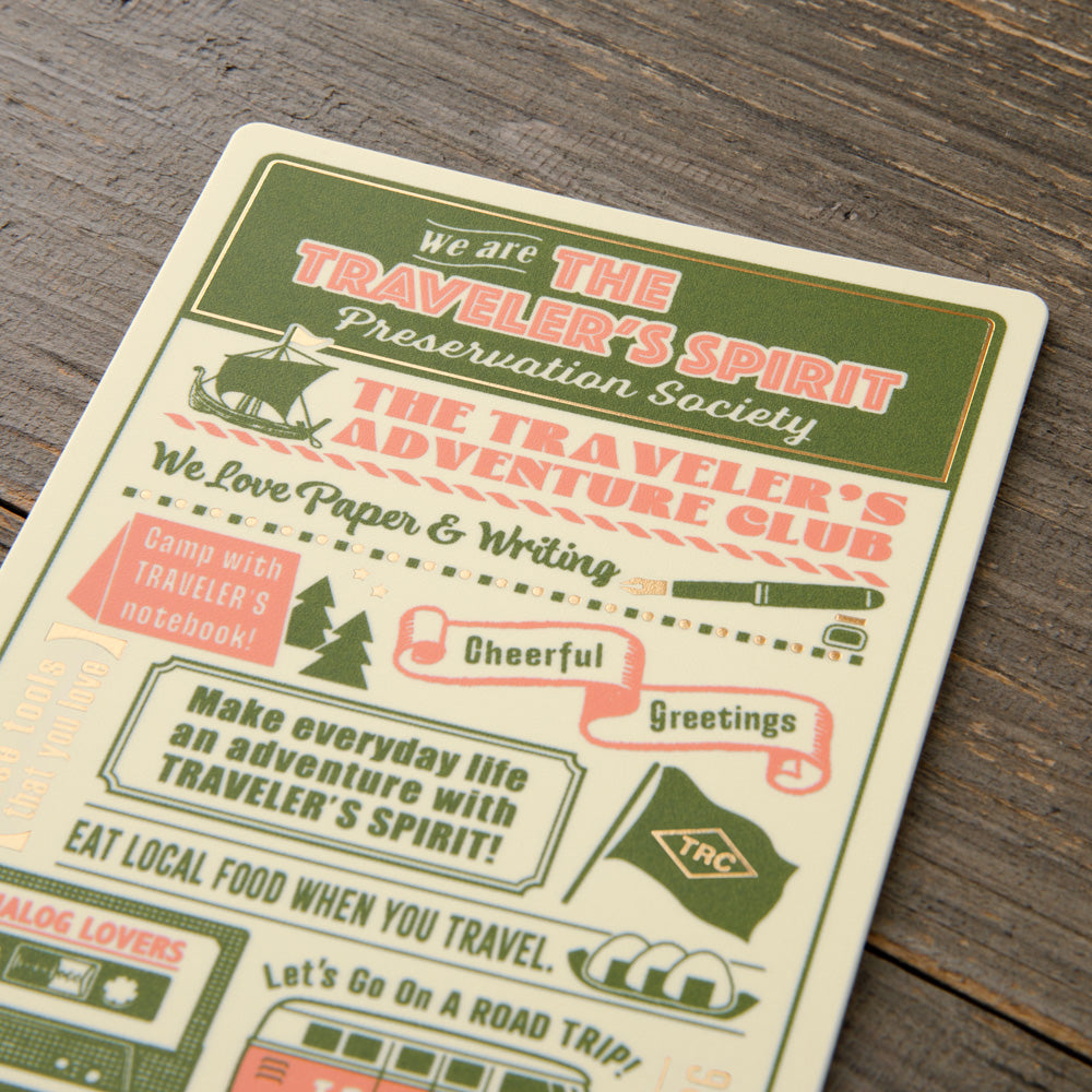 Traveler's Company Japan Midori Traveler's Notebook Refills Passport 2026 TRAVELER'S NOTEBOOK Plastic Sheet by TRAVELER'S COMPANY