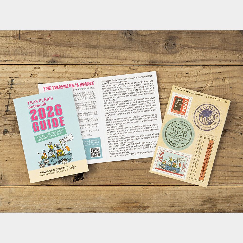 Traveler's Company Japan Midori Traveler's Notebook Refills 2026 TRAVELER'S Notebook Weekly Diary Refill - Passport Size by TRAVELER'S COMPANY