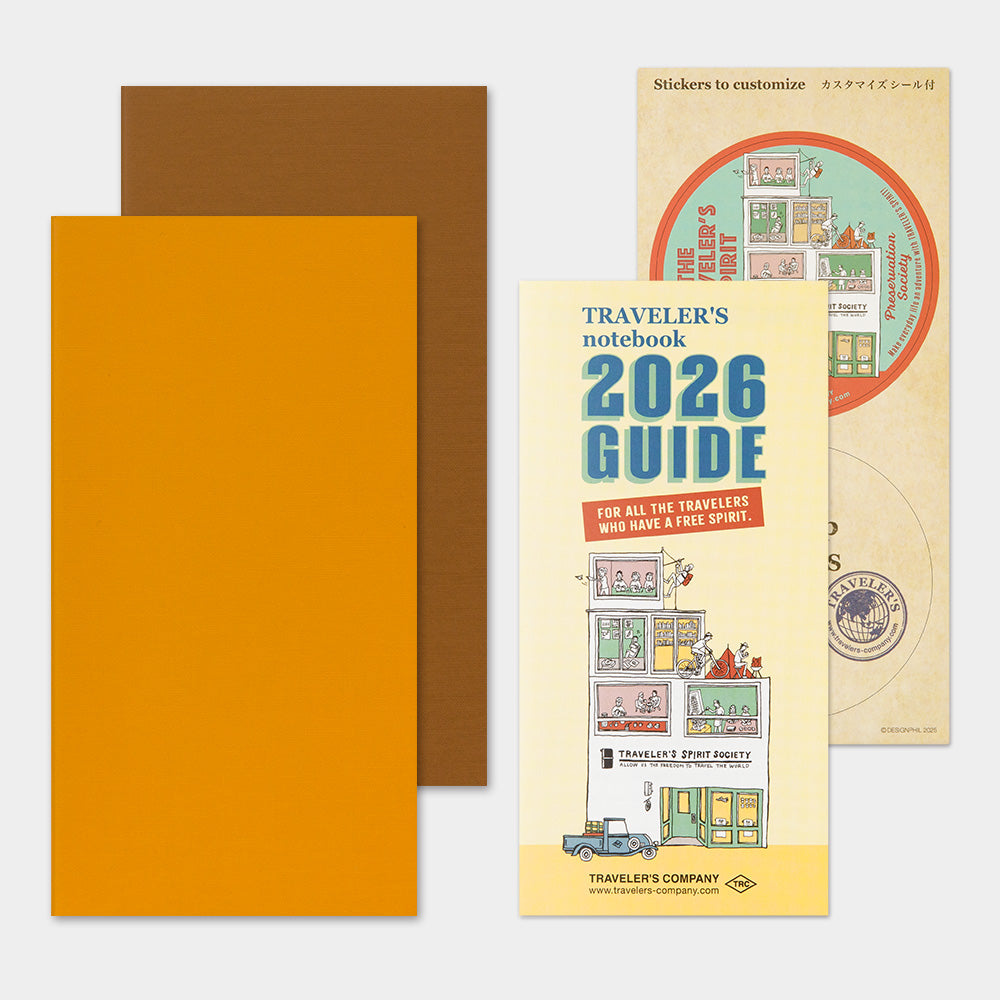 Traveler's Company Japan Midori Traveler's Notebook Refills 2026 TRAVELER'S Notebook Weekly Vertical Diary Refill - Regular Size by TRAVELER'S COMPANY