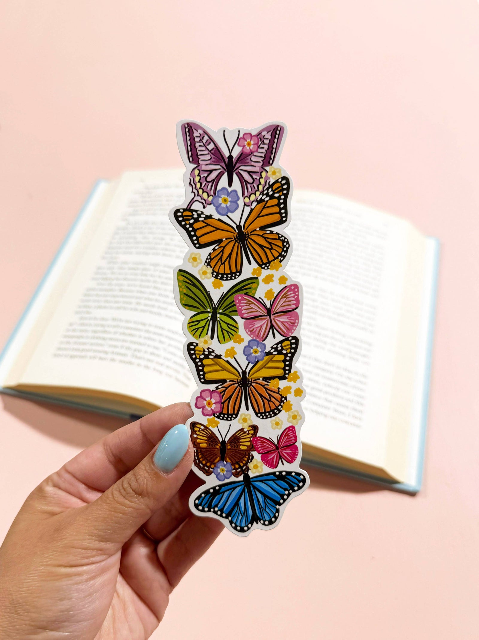 Butterflies Die Cut Bookmark