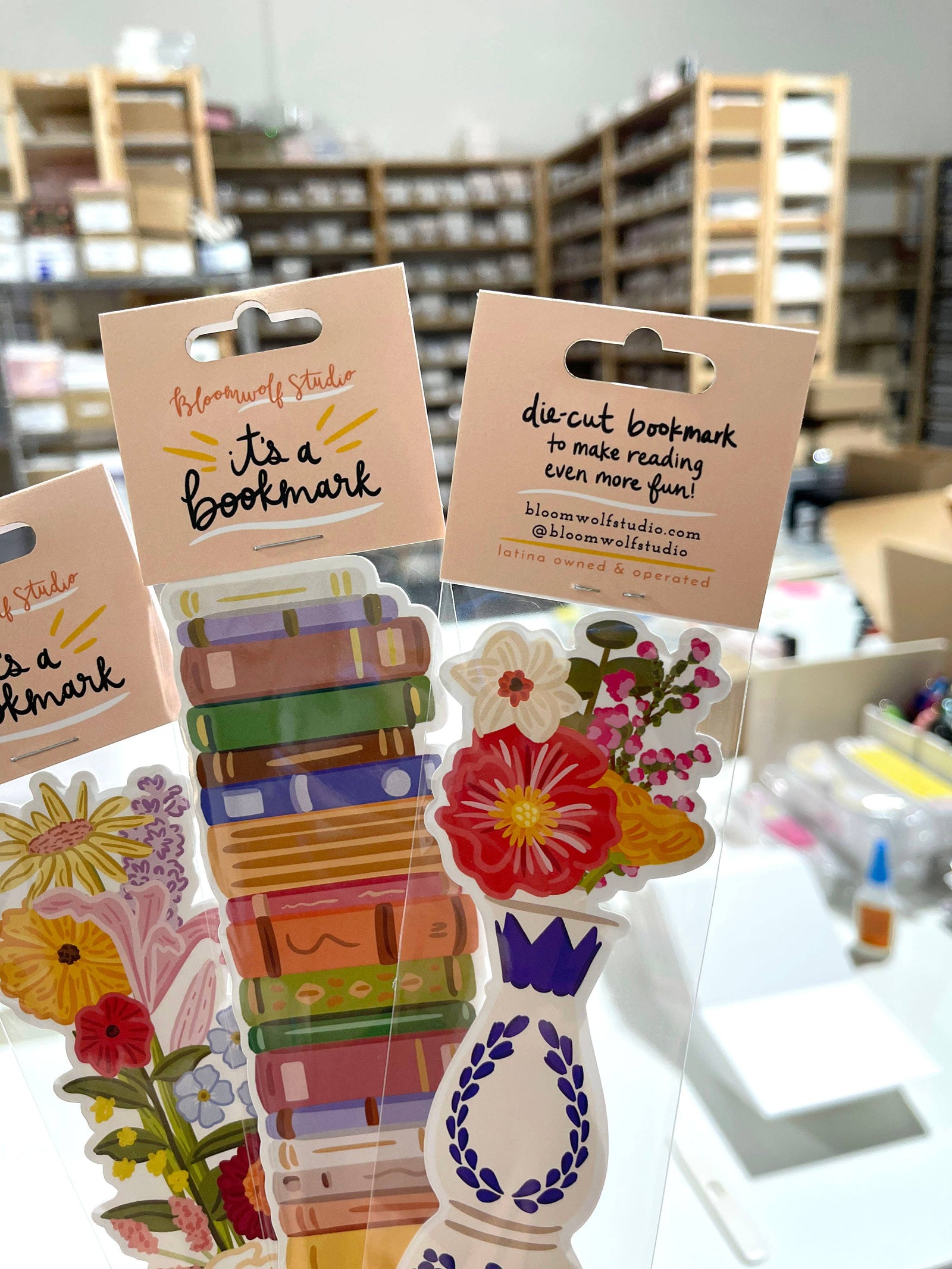 Pencils Die Cut Bookmark