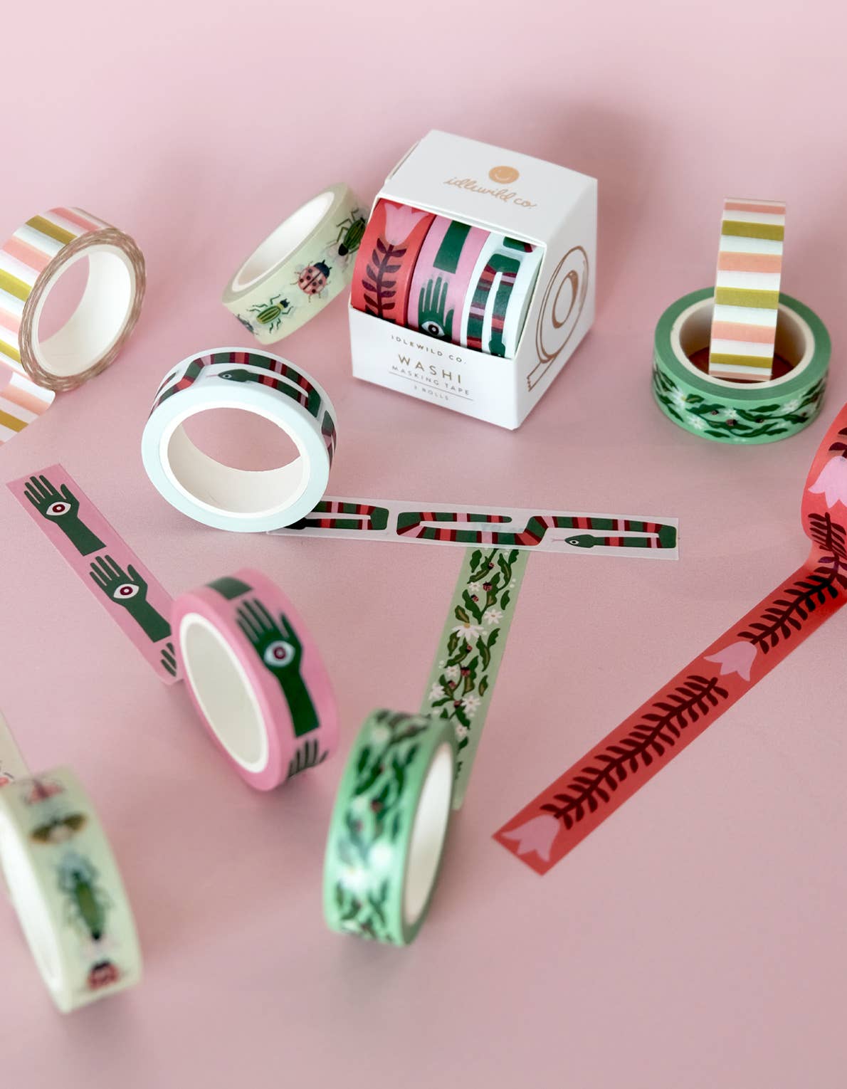 Washi Tape, Set of 3 | Folk Art Prints