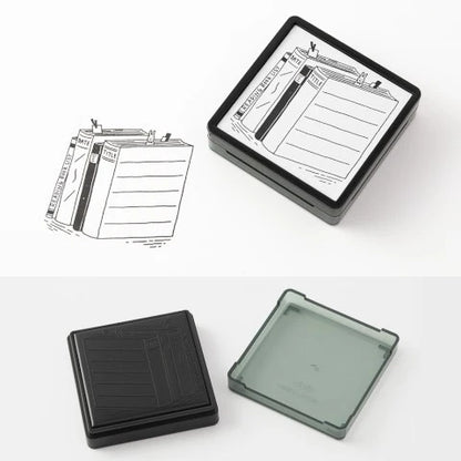 Paintable Book Stamp Pre-Inked