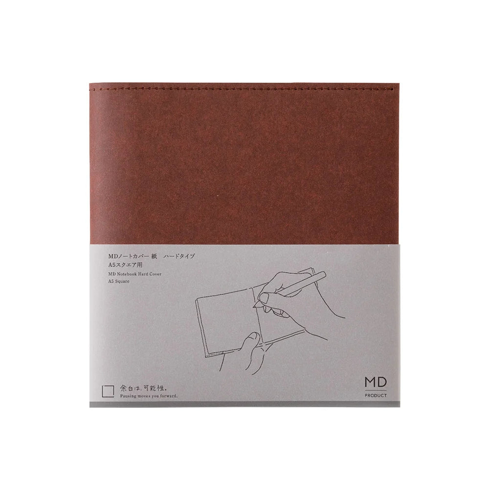 MD Notebook A5 Square Hard Paper Cover