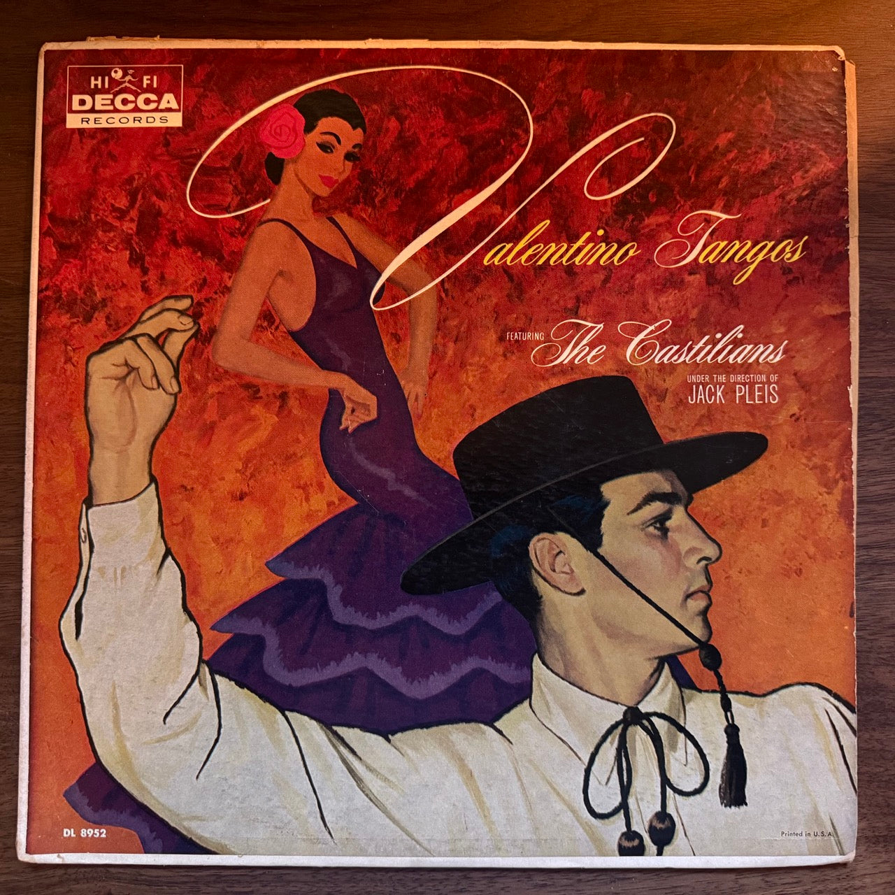 Cover of Valentino Tangos by The Castilians