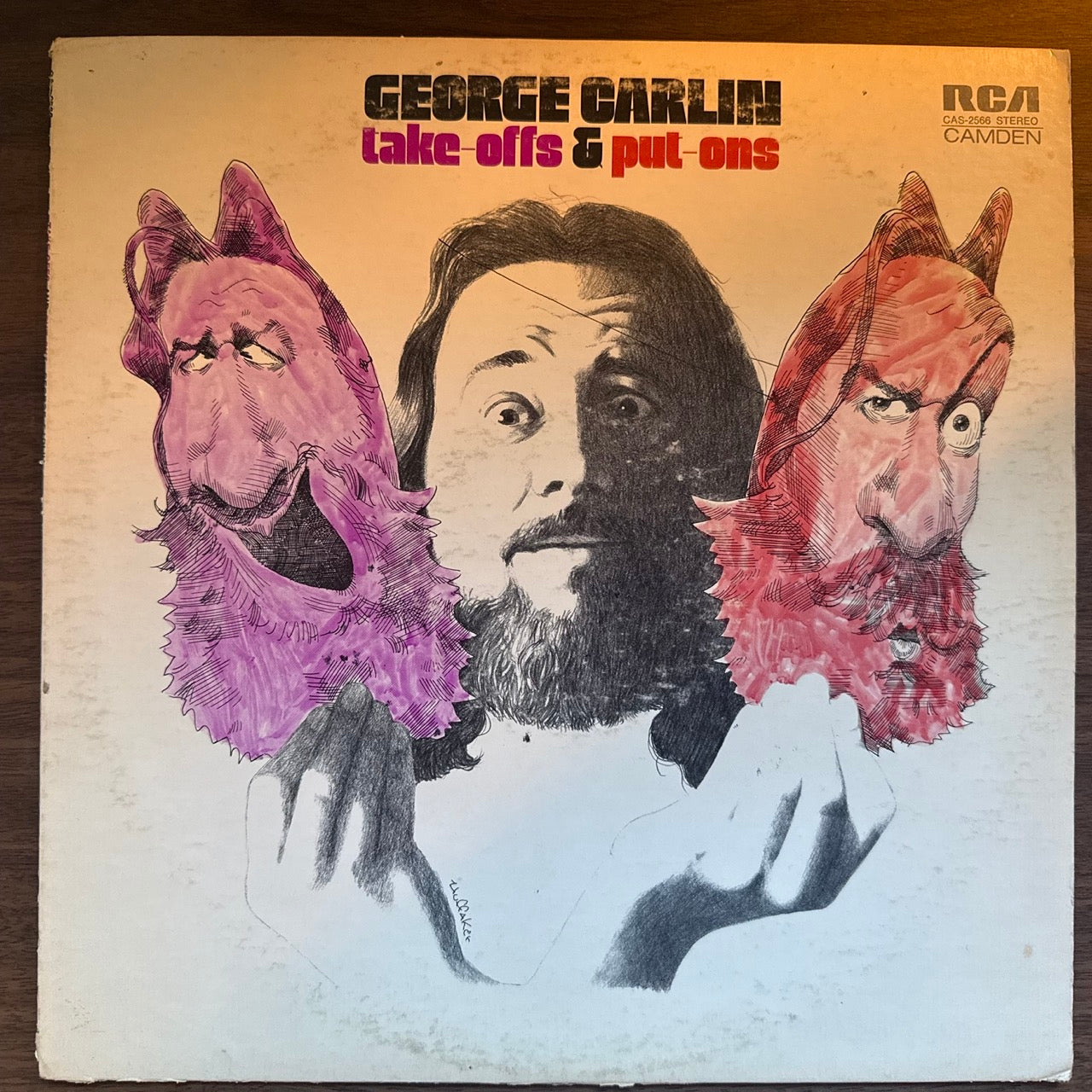 Cover of Take-Offs & Put-Ons by George Carlin