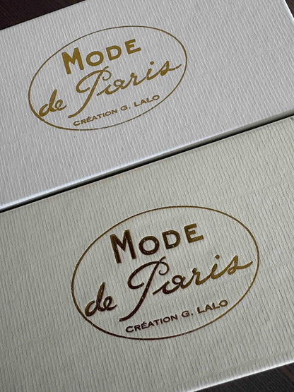 Mode de Paris Flat Deckle Edge Flat Card Box Set