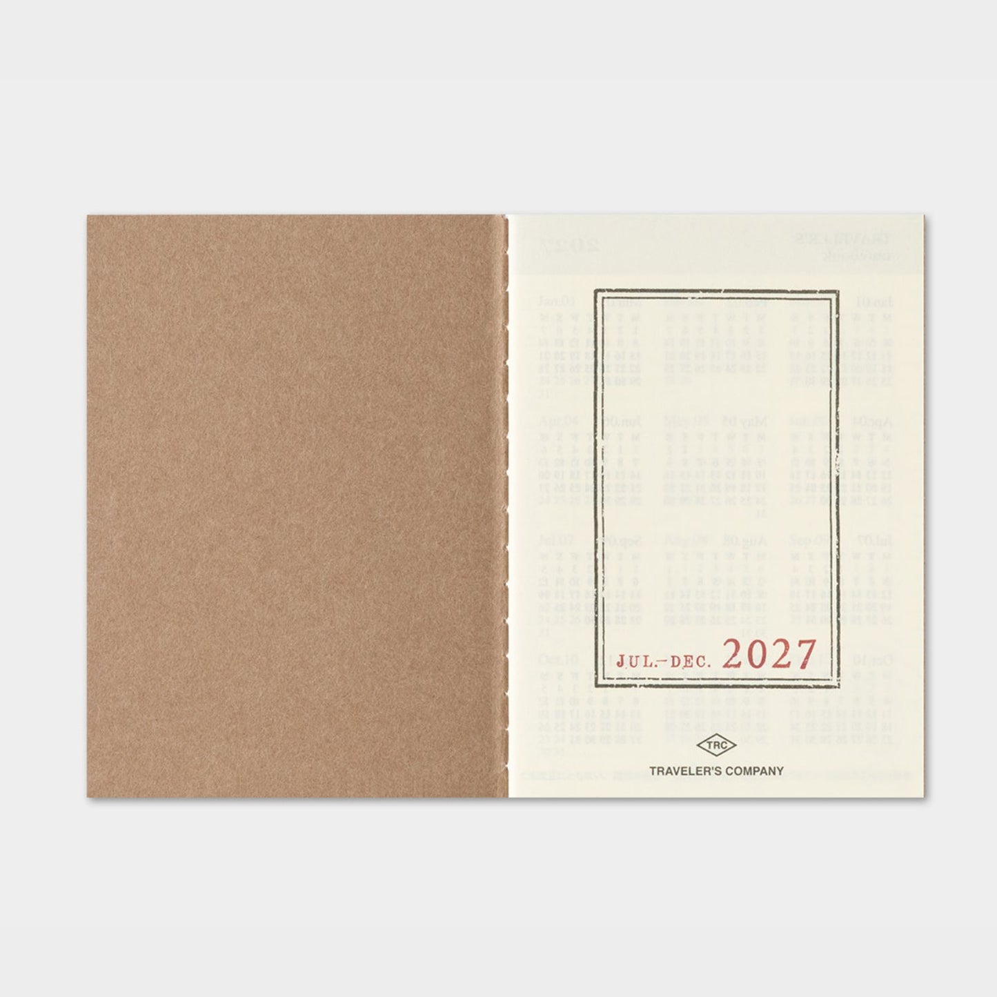 2027 TRAVELER'S DIARY PASSPORT SIZE WEEKLY