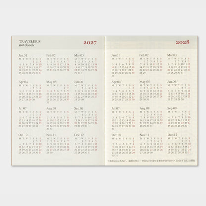 2027 TRAVELER'S DIARY PASSPORT SIZE WEEKLY