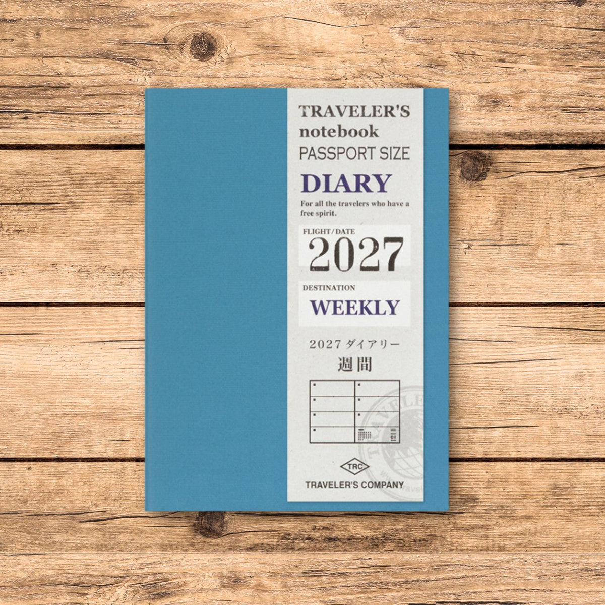 2027 TRAVELER'S DIARY PASSPORT SIZE WEEKLY