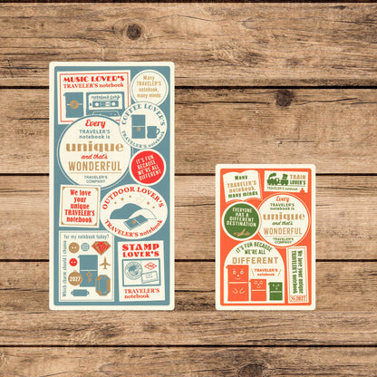 2027 TRAVELER'S DIARY PLASTIC SHEET