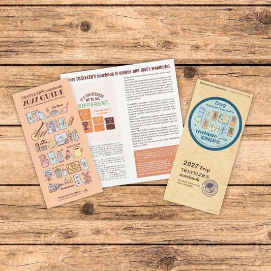 2027 TRAVELER'S DIARY WEEKLY VERTICAL