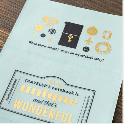 2027 TRAVELER'S DIARY CLEAR FOLDER