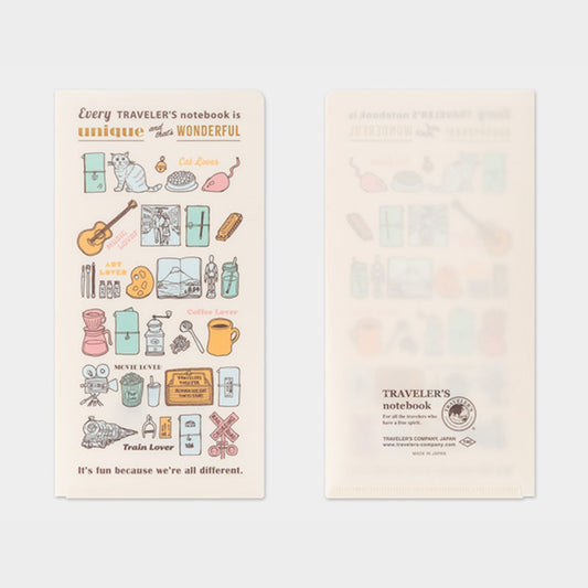 2027 TRAVELER'S DIARY CLEAR FOLDER