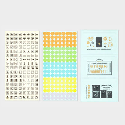 2027 TRAVELER'S DIARY CUSTOMIZED STICKER SET