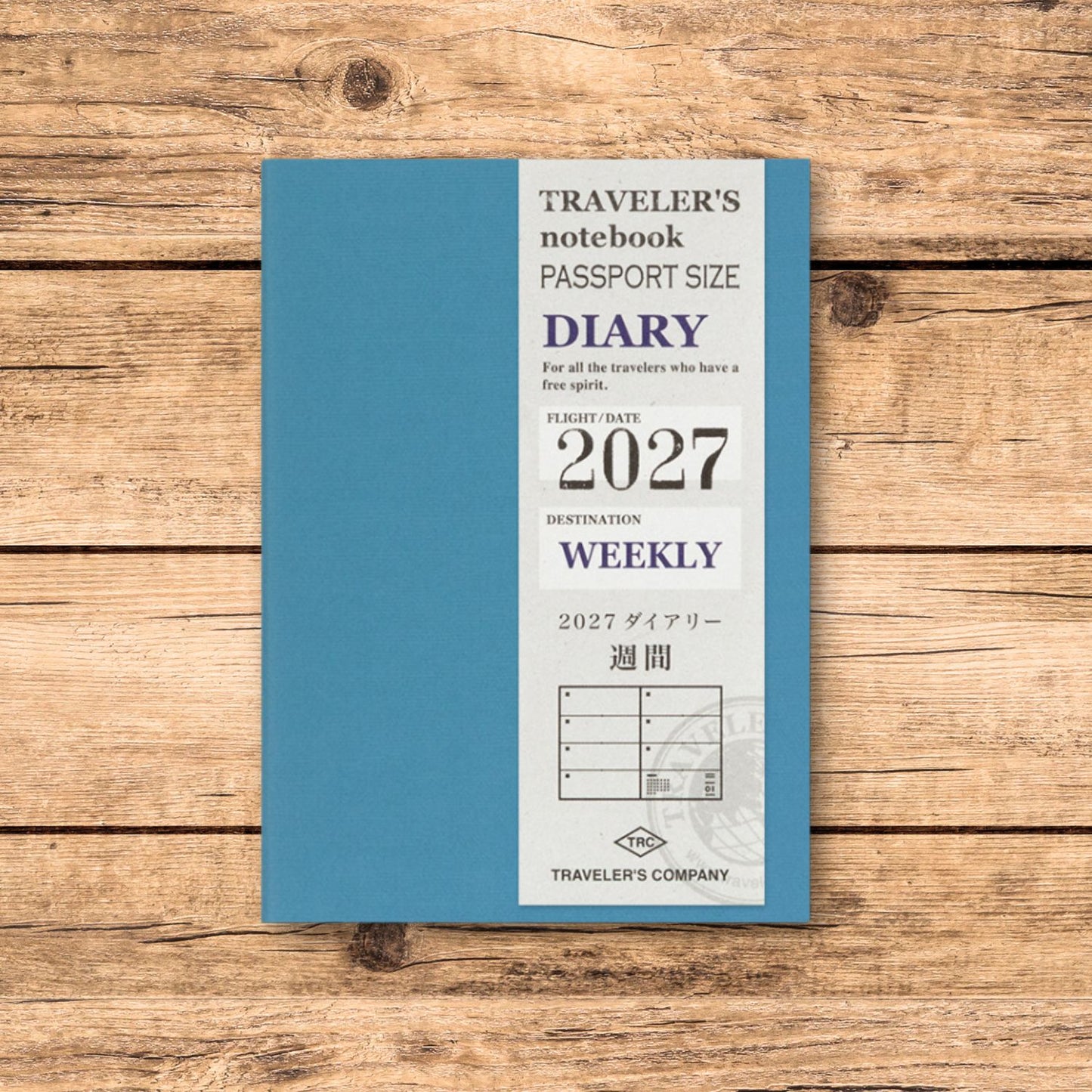 2027 TRAVELER'S DIARY PASSPORT SIZE WEEKLY