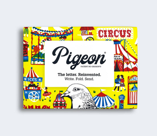 pigeonposted Circus Pigeon letter pack