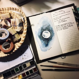 The Paper Seahorse Class October 25th 2025 Saturday 2 - 4p Cozy Creative Journaling: Owl Post Edition