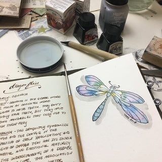 The Paper Seahorse Class October 25th 2025 Saturday 2 - 4p Cozy Creative Journaling: Owl Post Edition